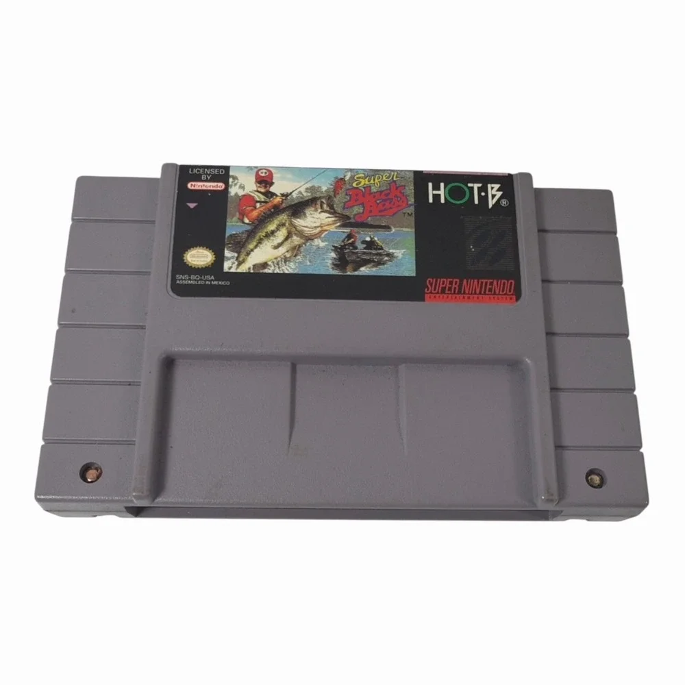 Super Black Bass For Nintendo‎ SNES 1992 Cartridge